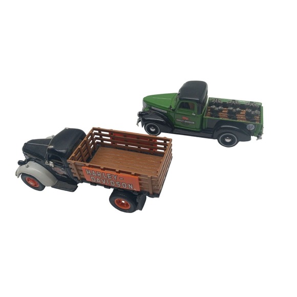 2) Matchbox Harley-Davidson 1937 International & 1941 Chevrolet Pickup + Engines - Picture 10 of 16